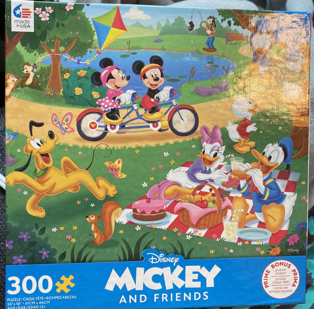 Mickey & Minnie In The Park - Ceaco puzzle collectible [Barcode 021081224260] - Main Image 2