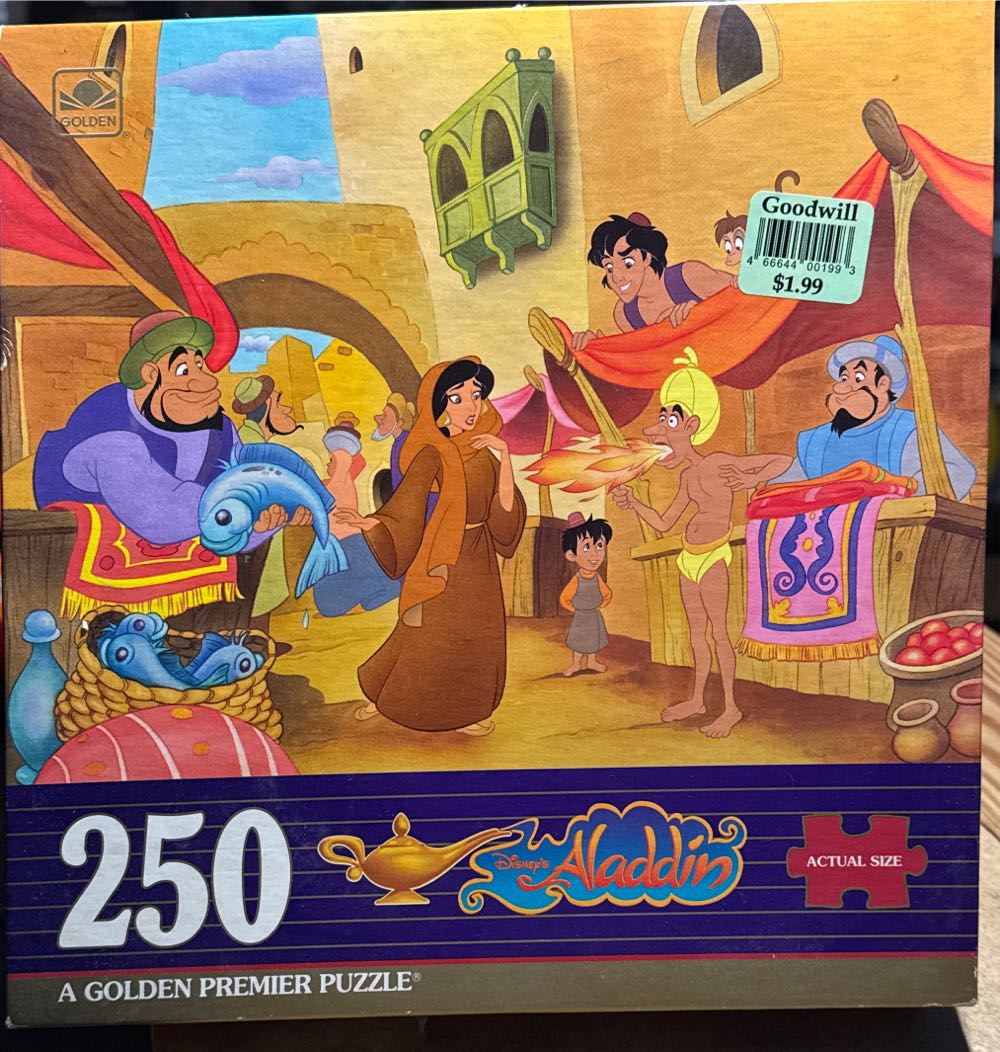 Disney 250 Aladdin  puzzle collectible - Main Image 1