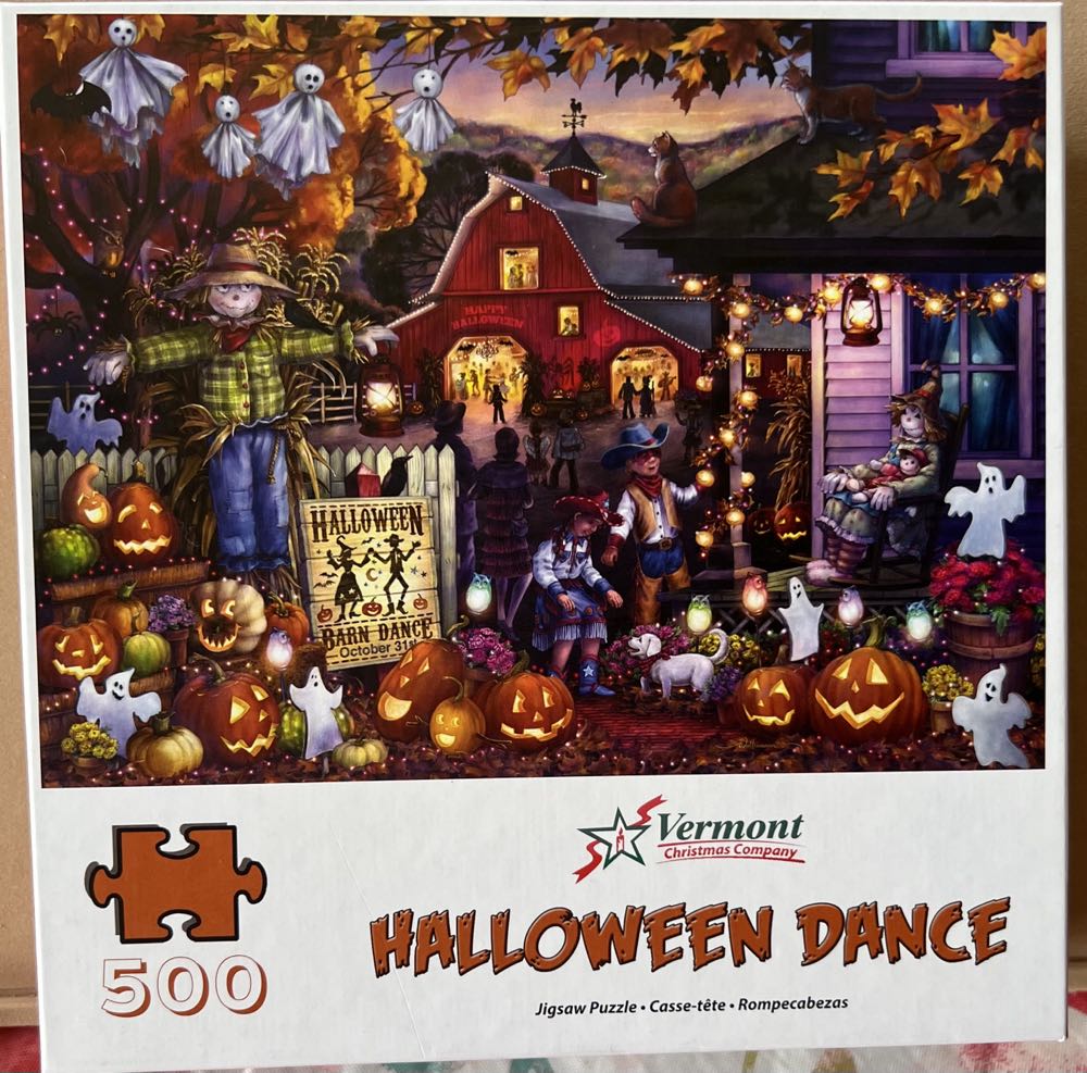Halloween Barn Dance - Vermont Christmas Company puzzle collectible [Barcode 819273027061] - Main Image 2