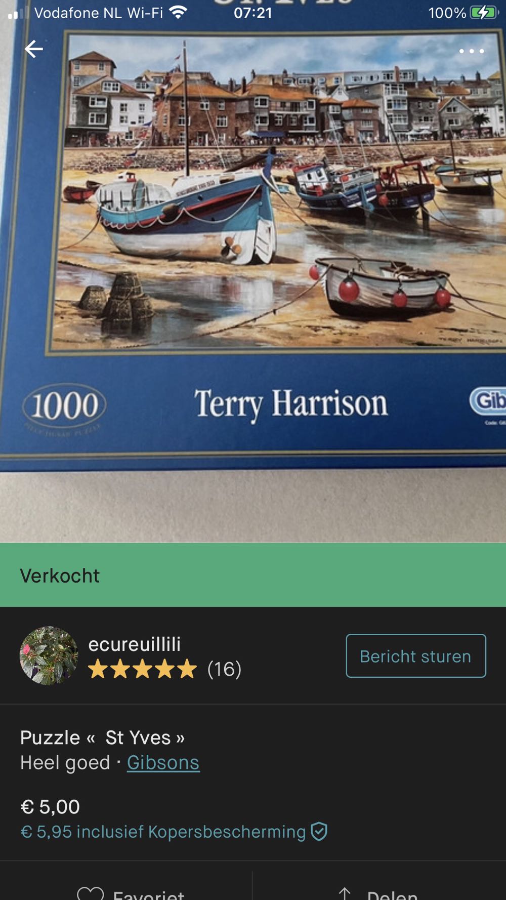 St. Ives - Gibsons puzzle collectible [Barcode 5012269008210] - Main Image 3