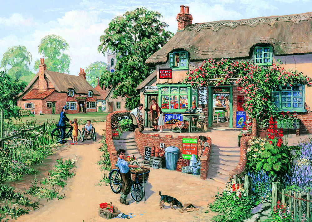 Village Store NNK Scannen Komt Van Marina - WHSMITH puzzle collectible - Main Image 2