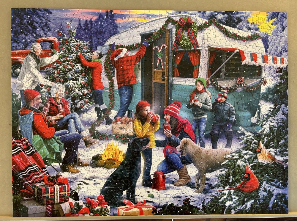 Camper Decorating -  Bits and Pieces puzzle collectible [Barcode 192949075918] - Main Image 2