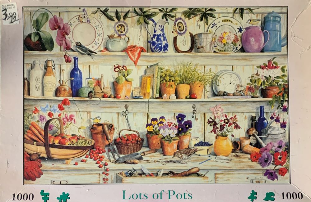 Lots Of Pots By Tracy Hall Jigsaw Puzzle Piece ... - House Of Puzzles puzzle collectible [Barcode 5060002001097] - Main Image 1