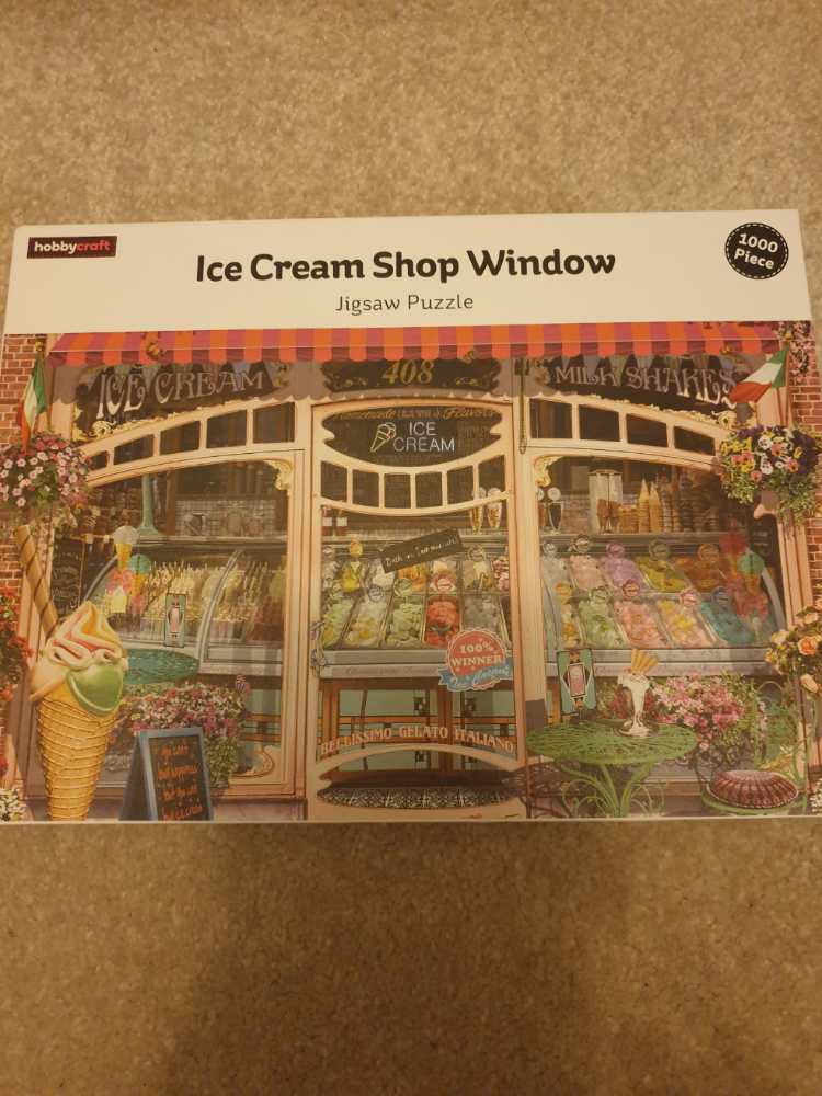 Ice Cream Shop Window - Hobbycraft puzzle collectible [Barcode 5050687831270] - Main Image 2