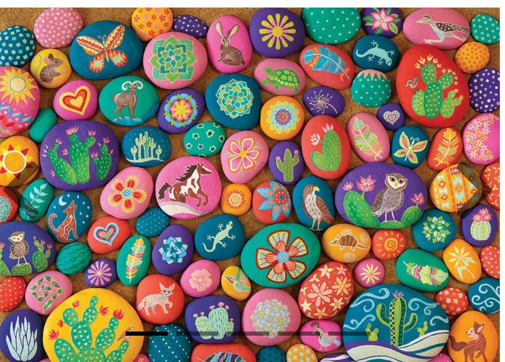 Southwest Stones - Cobble Hill puzzle collectible [Barcode 625012402705] - Main Image 2