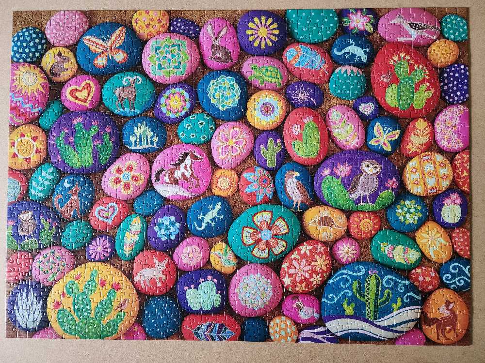 Southwest Stones - Cobble Hill puzzle collectible [Barcode 625012402705] - Main Image 3