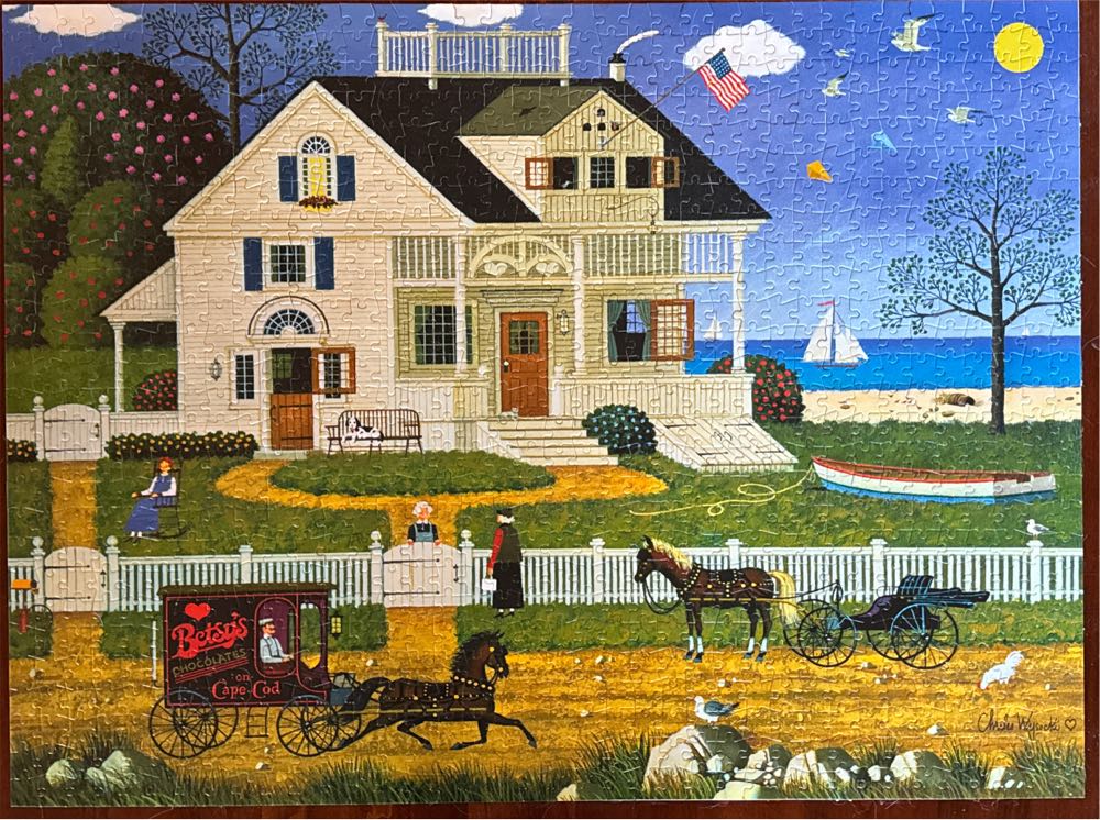 Pickwick Cottage - Buffalo puzzle collectible [Barcode 079346133079] - Main Image 2