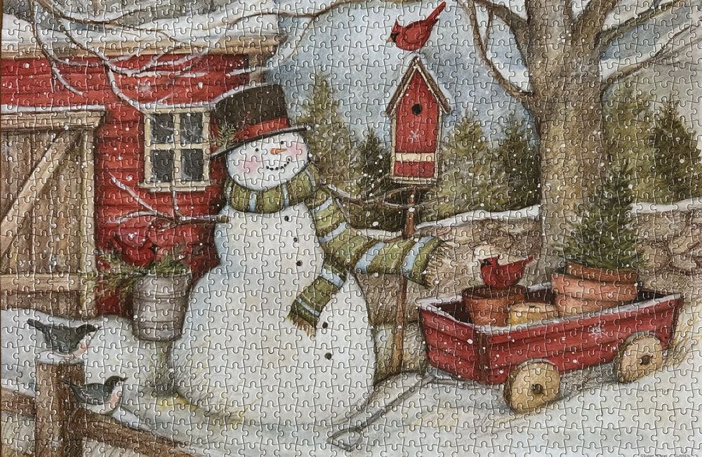 Snowman Heart & Home - Current puzzle collectible - Main Image 2