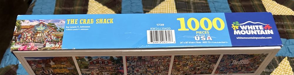 The Crab Shack-New - White Mountain puzzle collectible [Barcode 724819265718] - Main Image 2