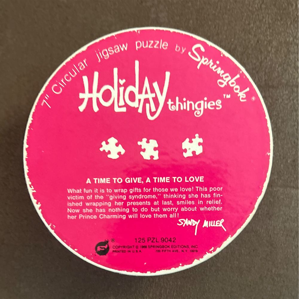 Holiday Thingies - Springbok puzzle collectible - Main Image 2