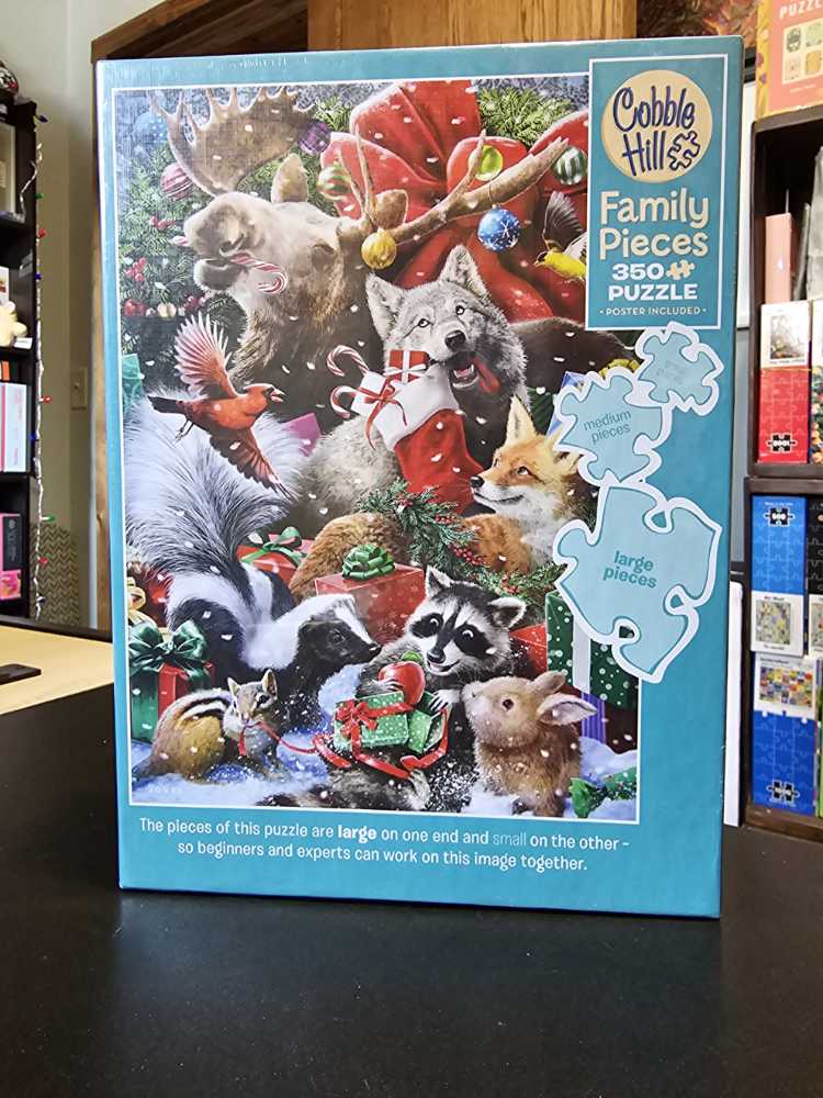 Festive Friends - Cobble Hill puzzle collectible [Barcode 625012470353] - Main Image 2