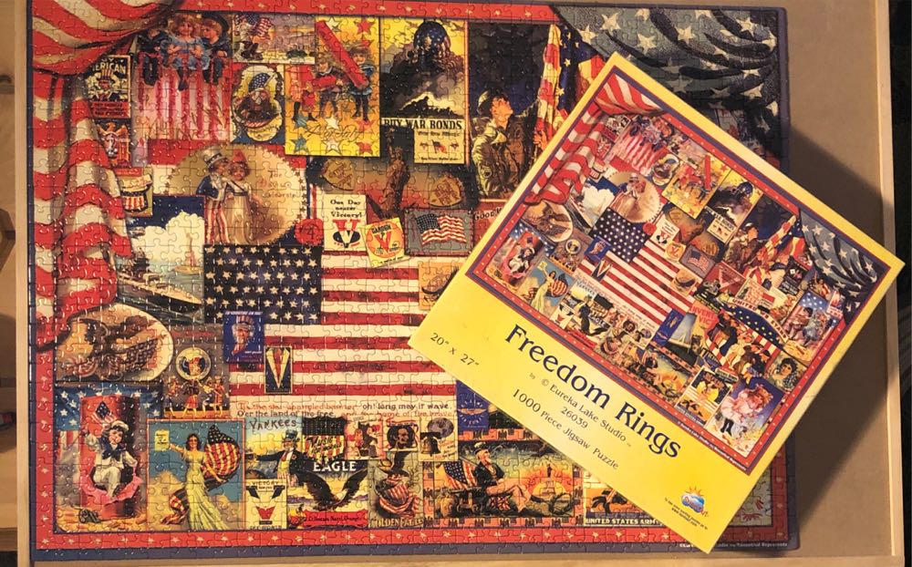 Freedom Rings Jigsaw Puzzle By Sunsout Pieces *last ... - SunsOut 🇺🇸 puzzle collectible [Barcode 796780260399] - Main Image 3