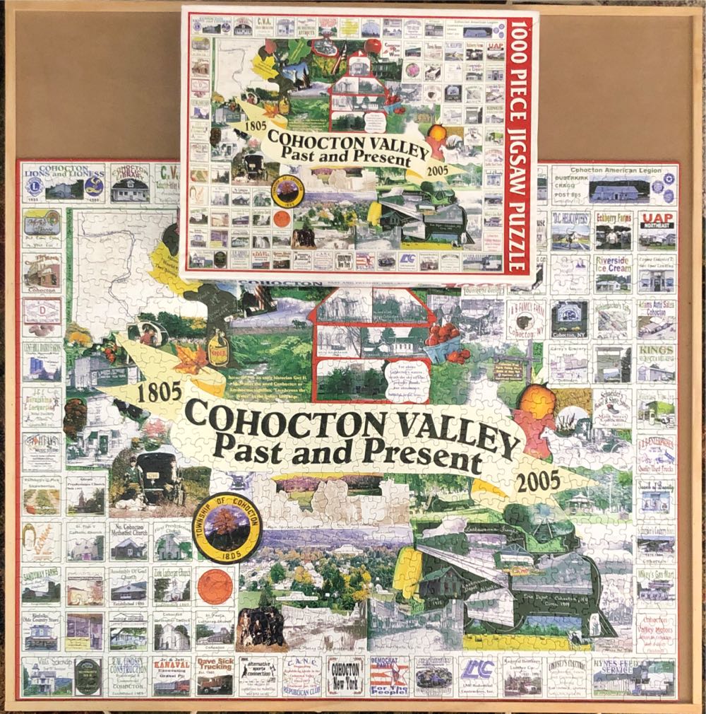 Cohocton Valley Past And Present 1805-2005  (2004)-NIB - White Mountain Puzzles puzzle collectible - Main Image 3