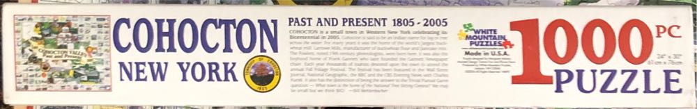 Cohocton Valley Past And Present 1805-2005  (2004)-NIB - White Mountain Puzzles puzzle collectible - Main Image 4