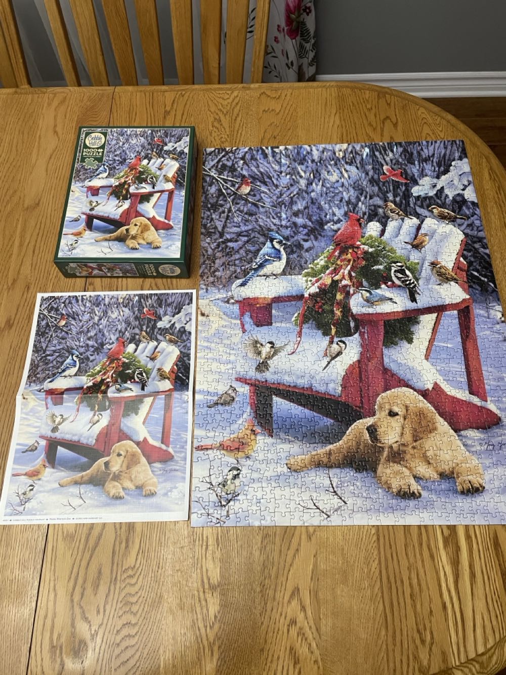Warm Winter’s Day - Cobble Hill puzzle collectible [Barcode 625012402118] - Main Image 2