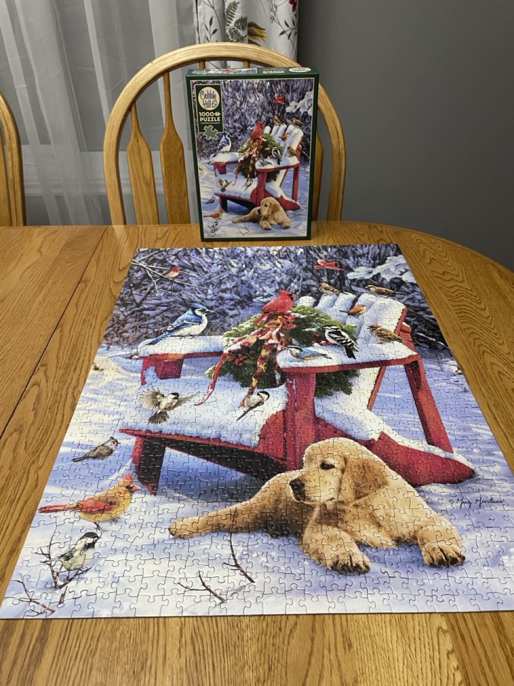 Warm Winter’s Day - Cobble Hill puzzle collectible [Barcode 625012402118] - Main Image 3