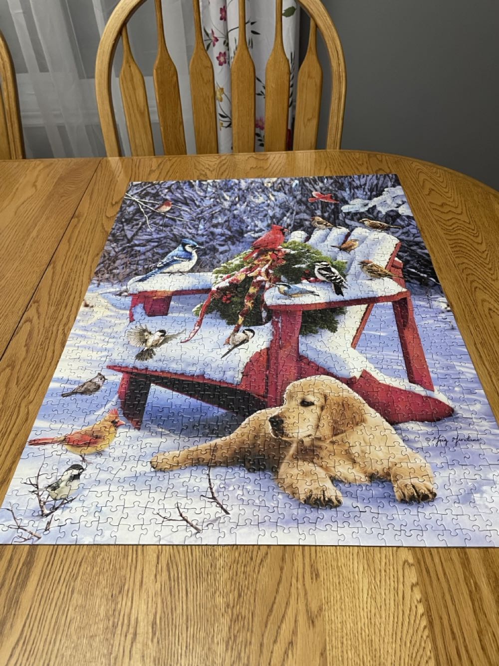 Warm Winter’s Day - Cobble Hill puzzle collectible [Barcode 625012402118] - Main Image 4