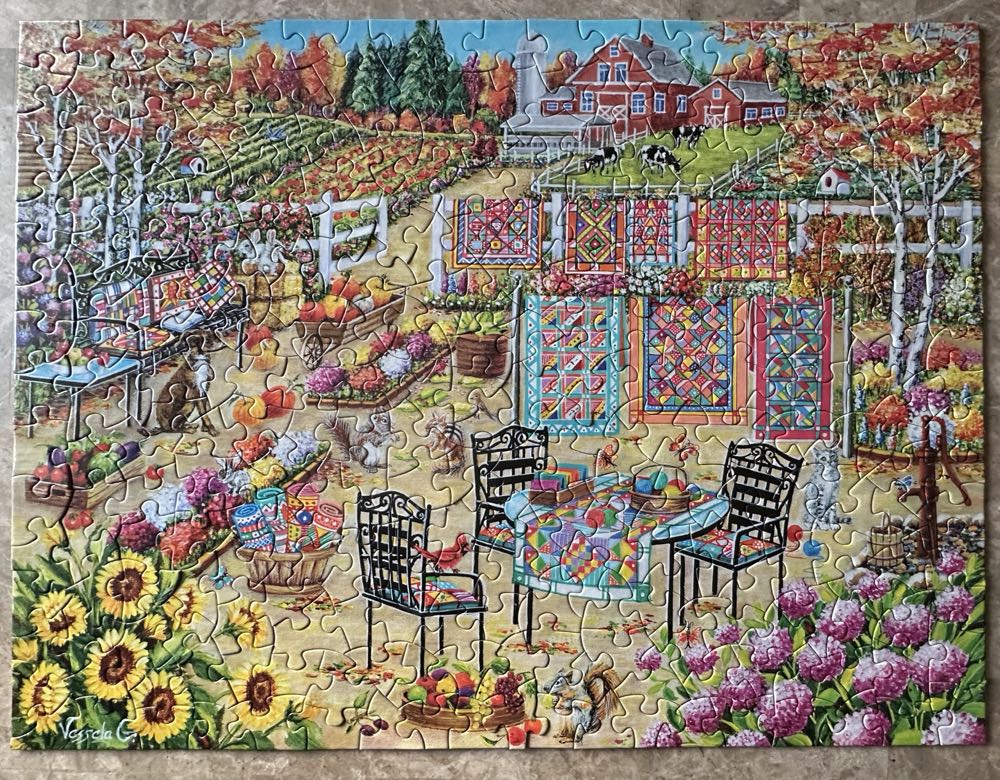 Fall Splendor - Bits & Pieces puzzle collectible [Barcode 192949063946] - Main Image 3