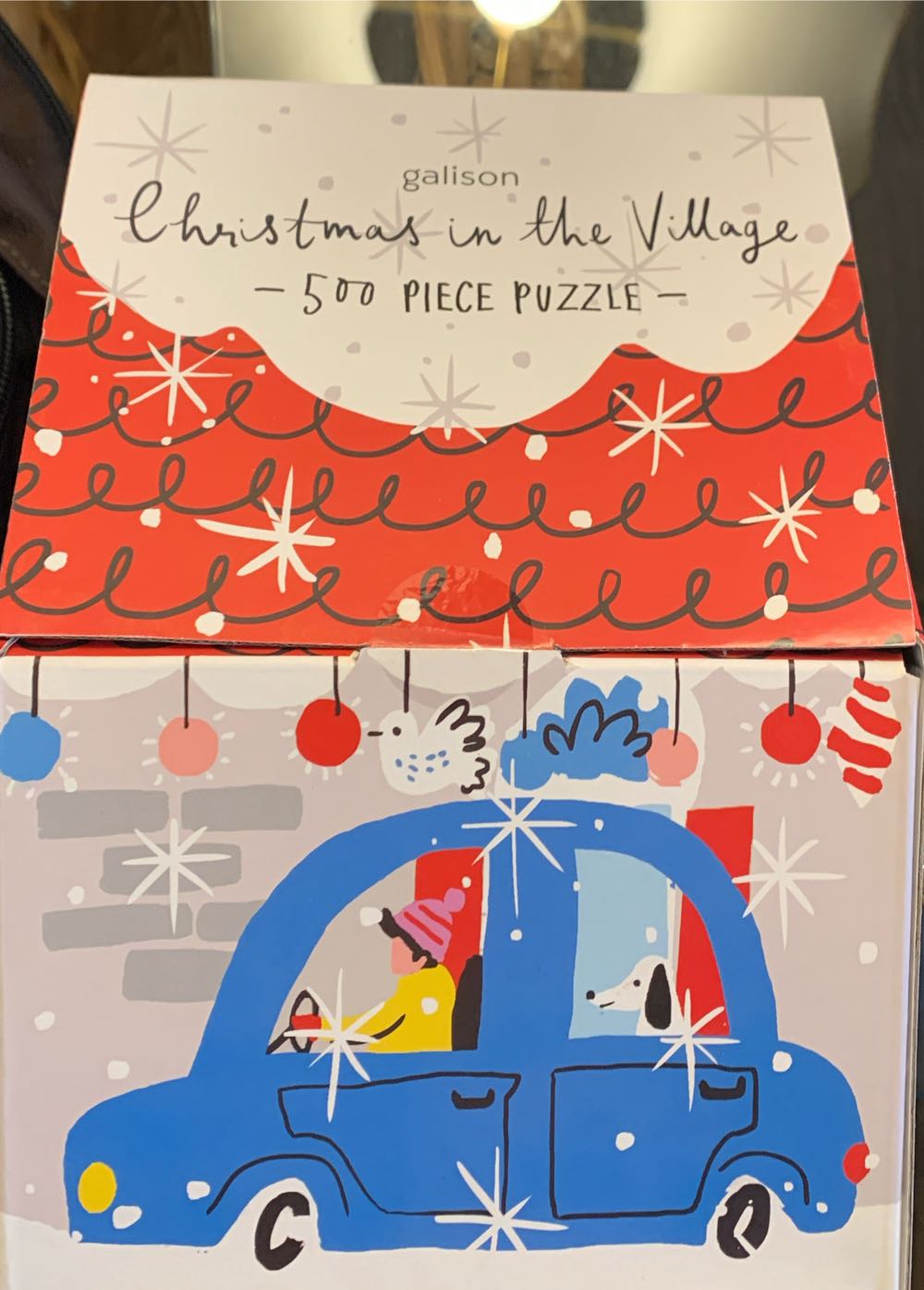 Christmas In The Village - Galison puzzle collectible [Barcode 9780735380219] - Main Image 2