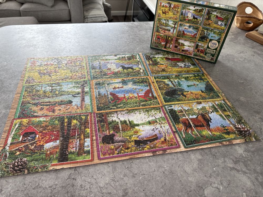 Postcards From Lake Country - Cobble Hill puzzle collectible [Barcode 625012402316] - Main Image 3