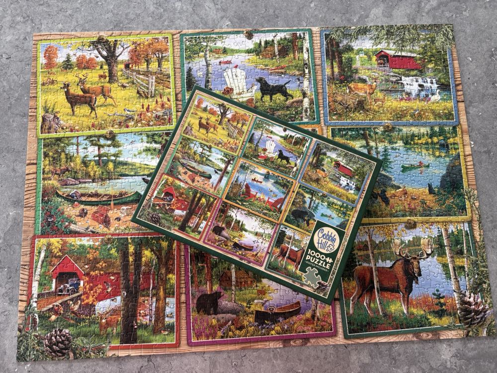 Postcards From Lake Country - Cobble Hill puzzle collectible [Barcode 625012402316] - Main Image 4