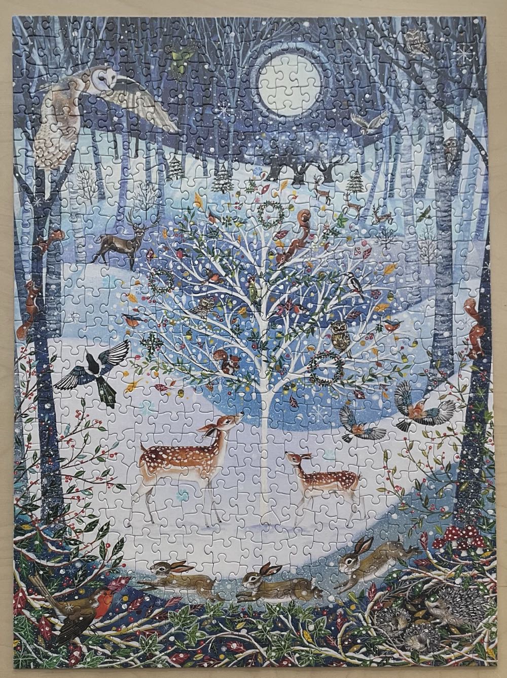 Winter Woodland - Cobble Hill puzzle collectible [Barcode 625012450096] - Main Image 2