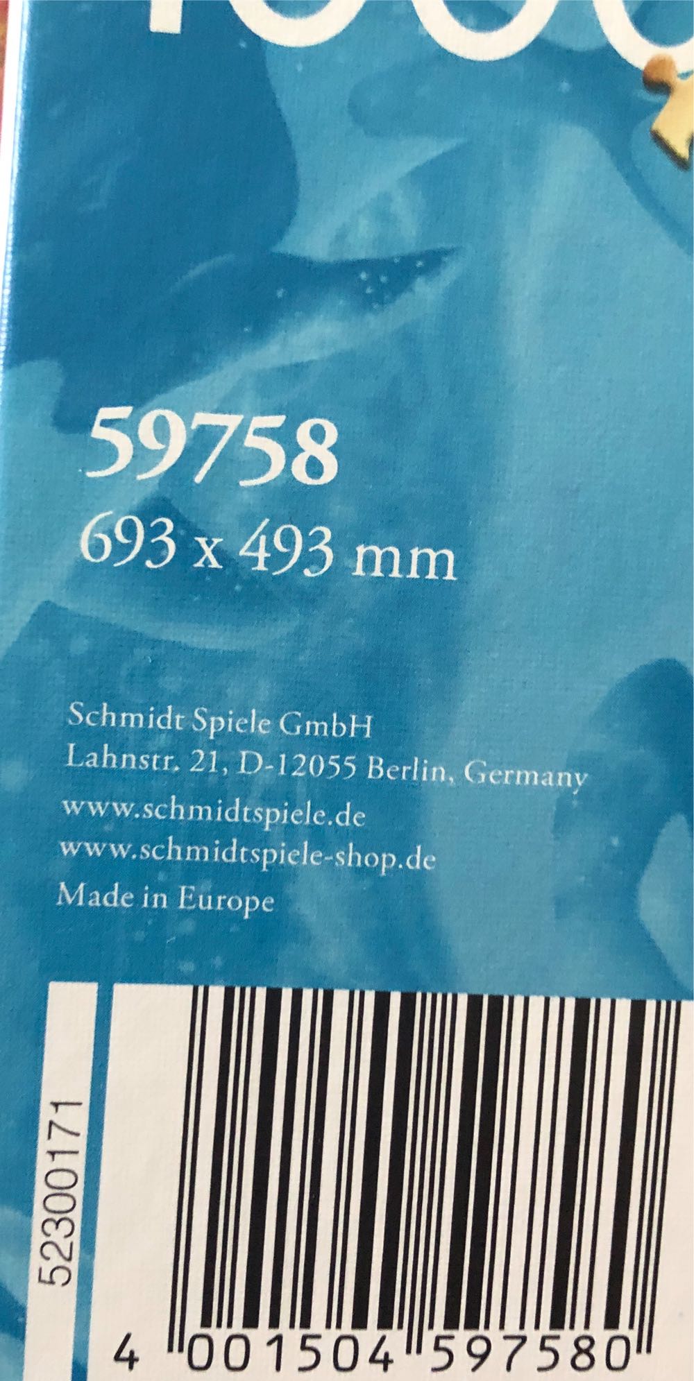 Majesty Of The Ocean - Schmidt🇩🇪 puzzle collectible [Barcode 4001504597580] - Main Image 2