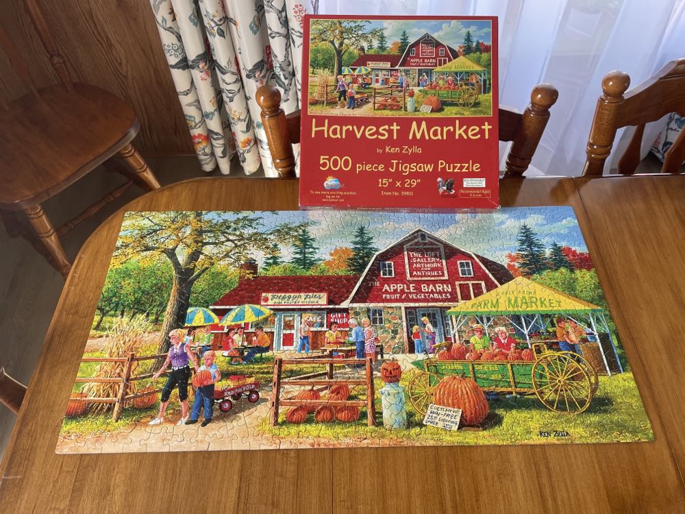 Harvest Market - SunsOut puzzle collectible [Barcode 796780398115] - Main Image 3
