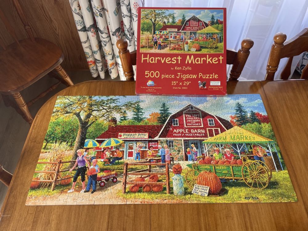 Harvest Market - SunsOut puzzle collectible [Barcode 796780398115] - Main Image 4