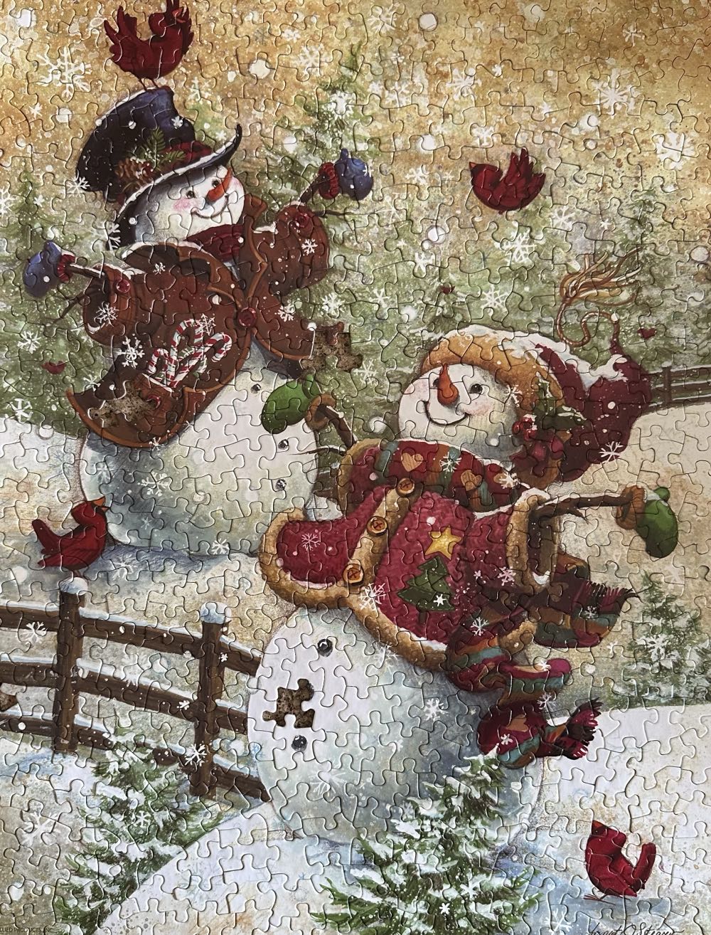 Gotta Love Snow - Springbok puzzle collectible - Main Image 2