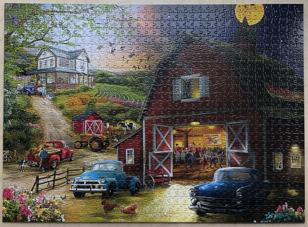 Farm Life Day And Night - Buffalo puzzle collectible [Barcode 079346118793] - Main Image 2