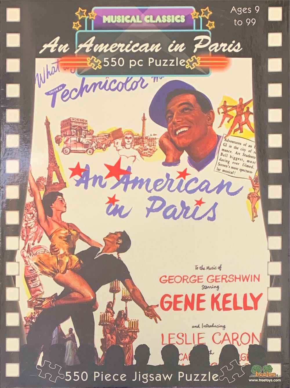 Cinema Classics (Poster Series) An American In Paris - Tree Toys puzzle collectible [Barcode 9313920034248] - Main Image 1