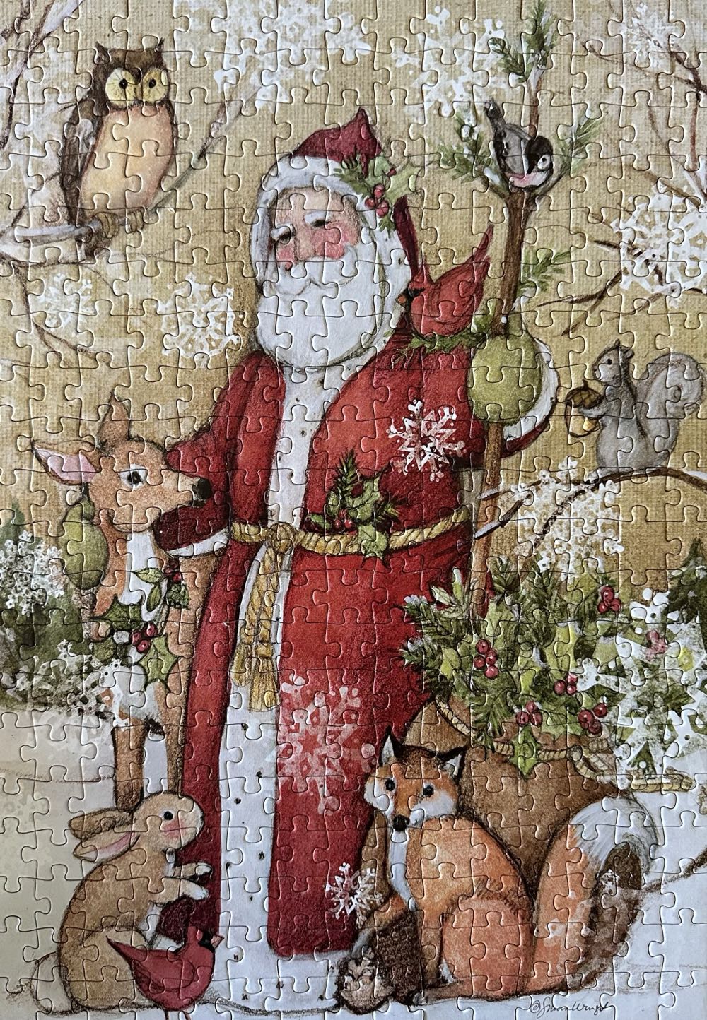 Woodland Santa - Lang puzzle collectible - Main Image 2