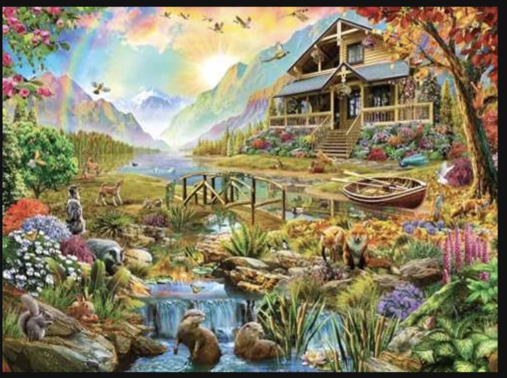 Paradise In The Country - Buffalo Games puzzle collectible [Barcode 079346014507] - Main Image 2