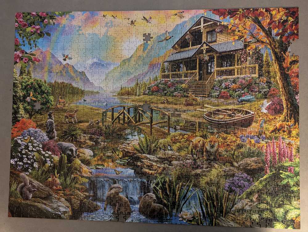 Paradise In The Country - Buffalo Games puzzle collectible [Barcode 079346014507] - Main Image 4