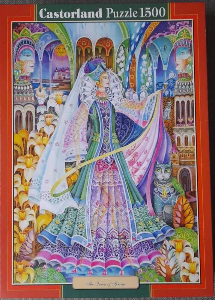*The Queen Of Spring 1500 PIECES 🧩 RARE 💰 - Castorland puzzle collectible - Main Image 1