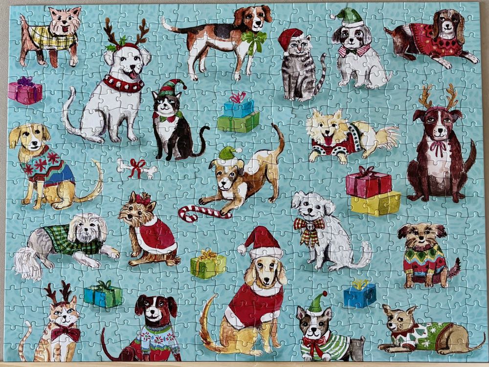 Happy Howl-idays- GONE - Galison puzzle collectible [Barcode 826635297109] - Main Image 2