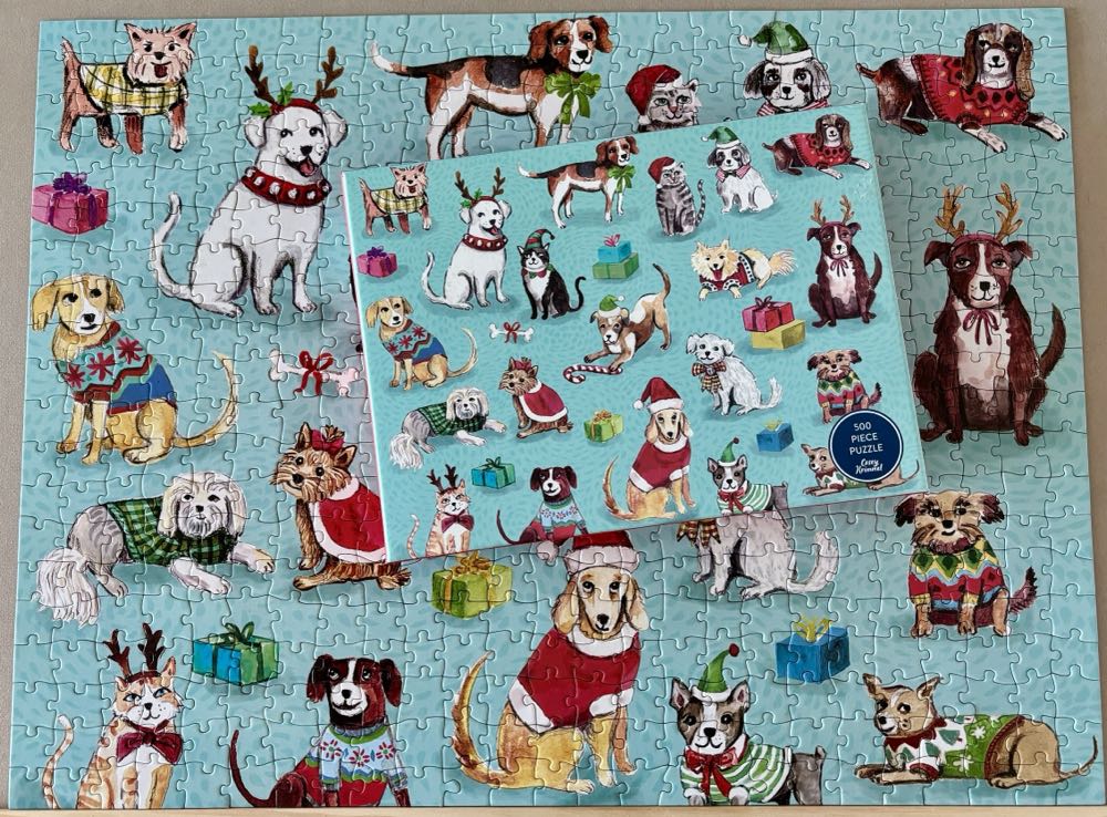 Happy Howl-idays- GONE - Galison puzzle collectible [Barcode 826635297109] - Main Image 3