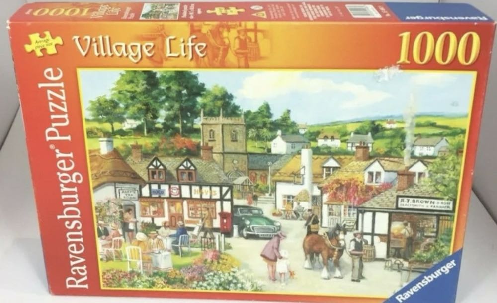 Village Life - Ravensburger puzzle collectible - Main Image 1