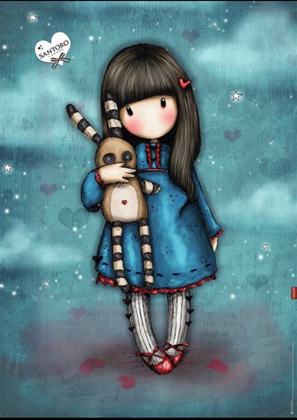 Santoro Gorjuss - Hush Little Bunny - Educa puzzle collectible [Barcode 8412668161887] - Main Image 2