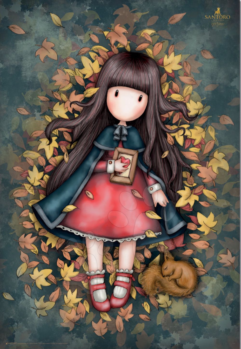Santoro Gorjuss - Autumn Leaves - Educa puzzle collectible [Barcode 8412668171145] - Main Image 2
