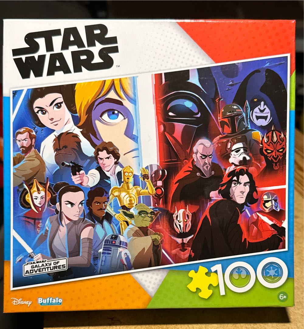 Star Wars 100 Galaxy  puzzle collectible - Main Image 1