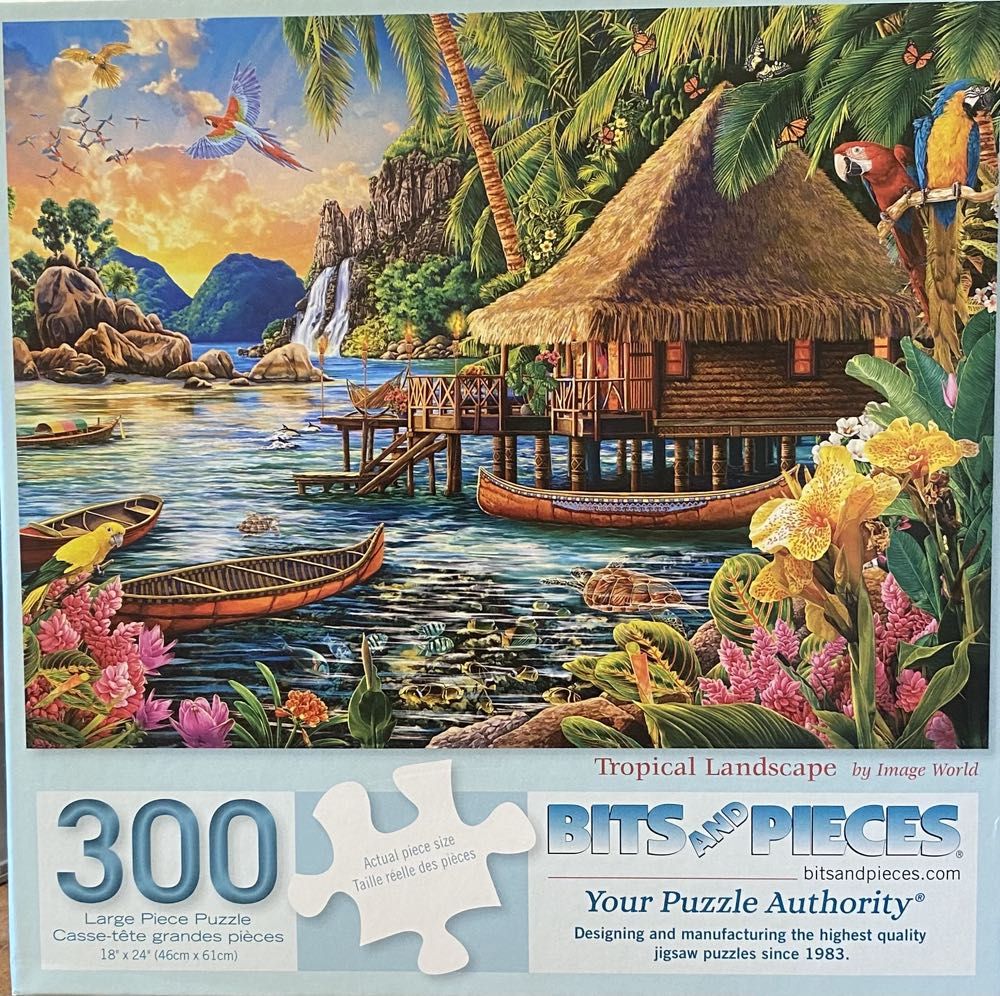 Tropical Landscape - Bits & Pieces puzzle collectible [Barcode 192949078698] - Main Image 2