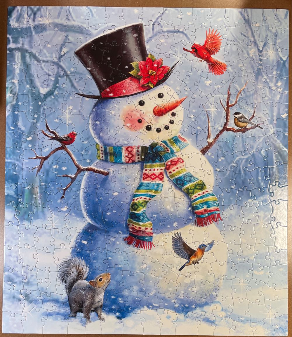 A Snowy Perch - SunsOut puzzle collectible - Main Image 2