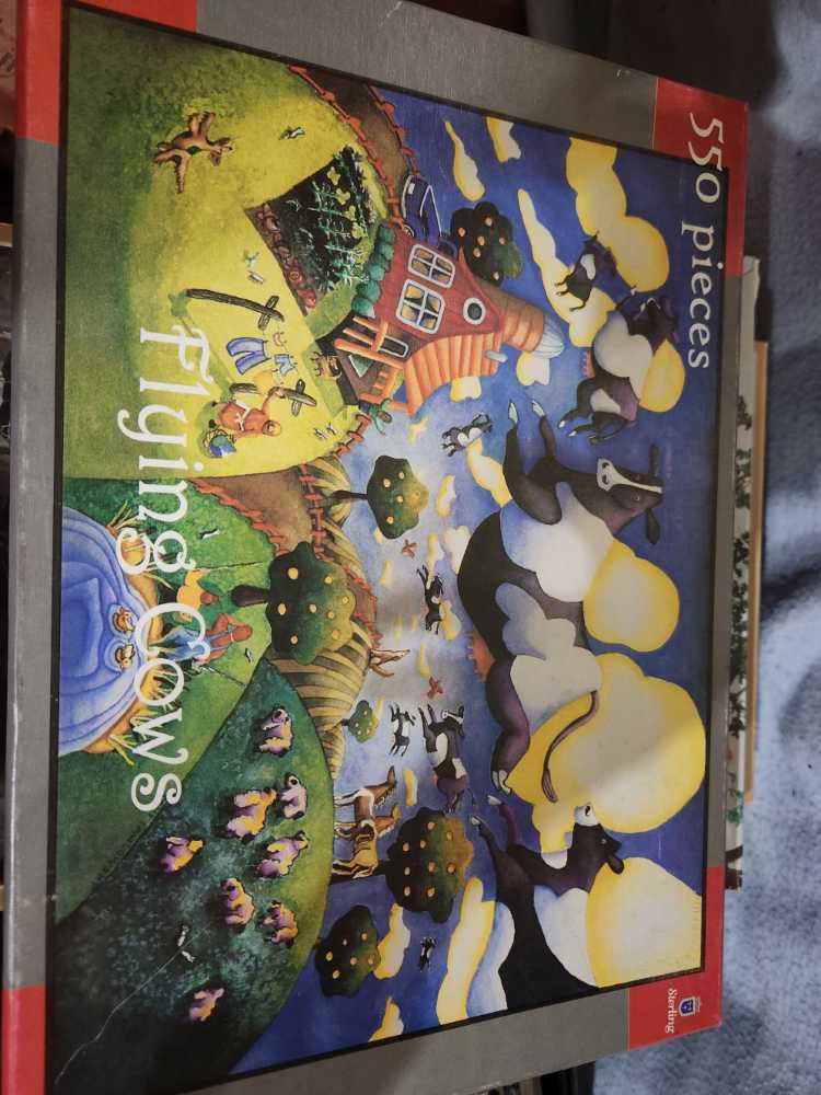 Flying Cows - Sterling puzzle collectible [Barcode 619629032387] - Main Image 1