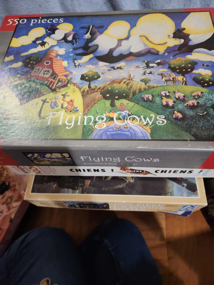 Flying Cows - Sterling puzzle collectible [Barcode 619629032387] - Main Image 2