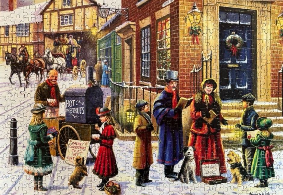 The Carol Singers - Gibsons puzzle collectible [Barcode 5012269031430] - Main Image 3
