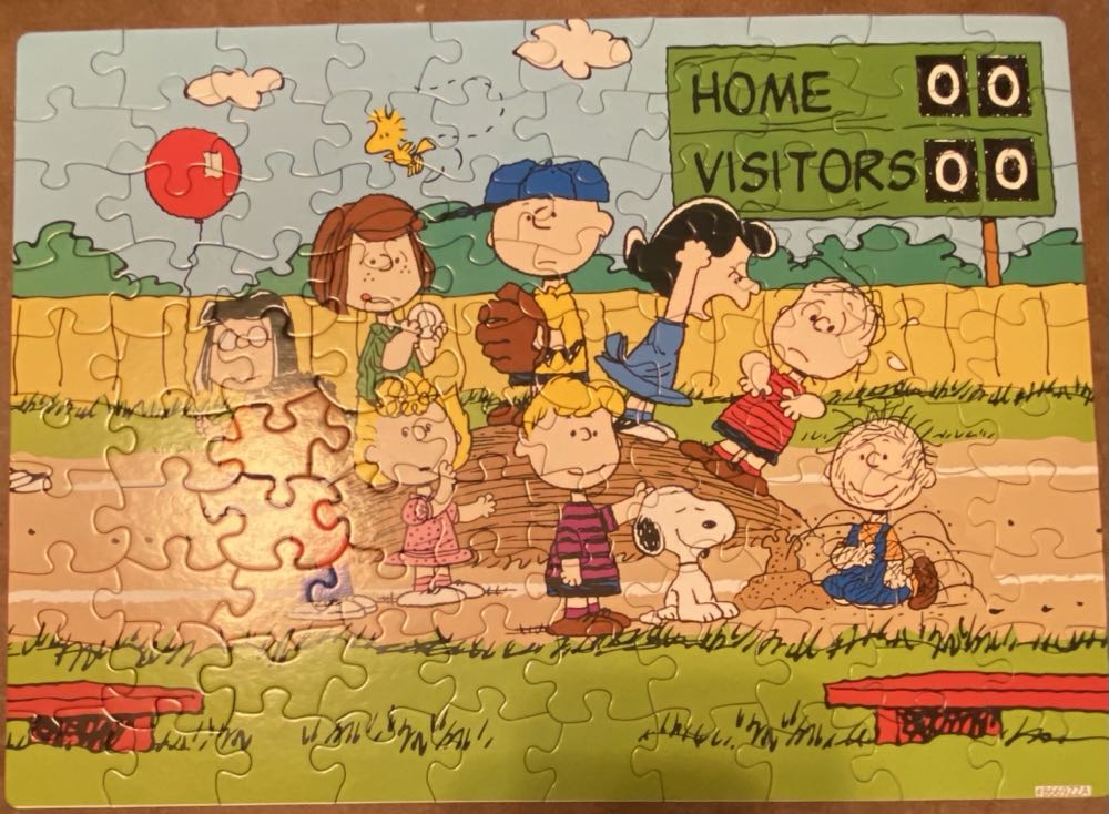 Peanuts Baseball - RoseArt puzzle collectible [Barcode 4895145431422] - Main Image 2
