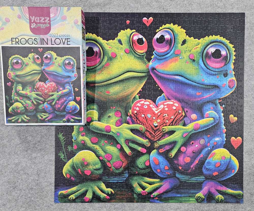 Frogs In Love - Yazz Puzzle puzzle collectible [Barcode 8699375067880] - Main Image 3