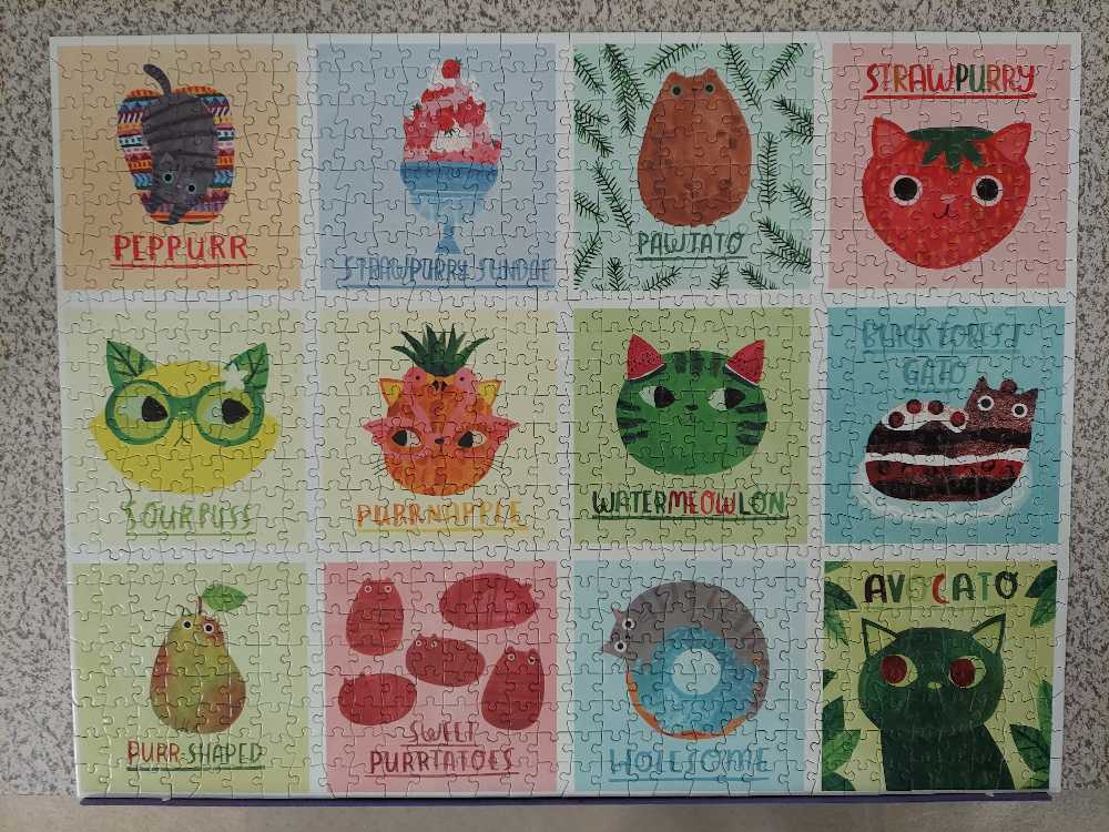 Yummy Cats - Buffalo puzzle collectible [Barcode 079346173150] - Main Image 2